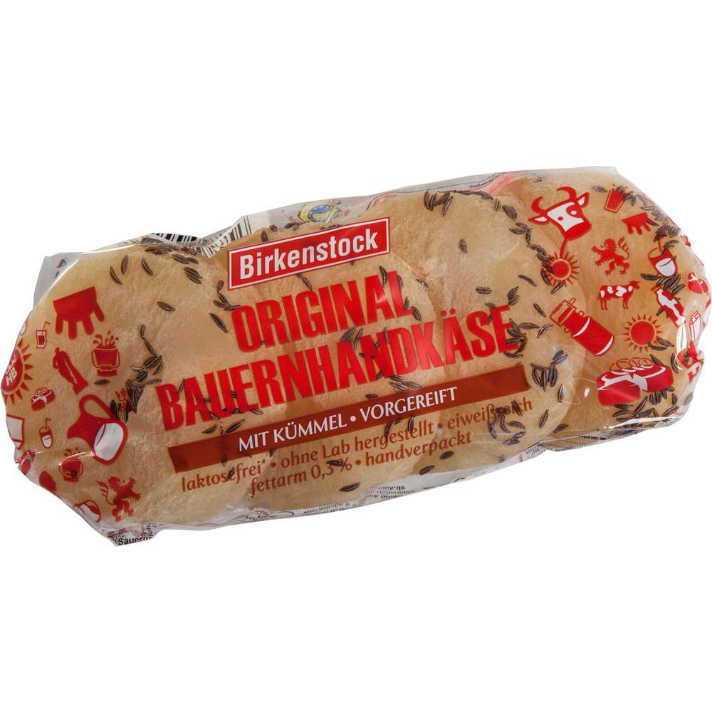 Produktabbildung Birkenstock Bauernhandkäse, Kümmel