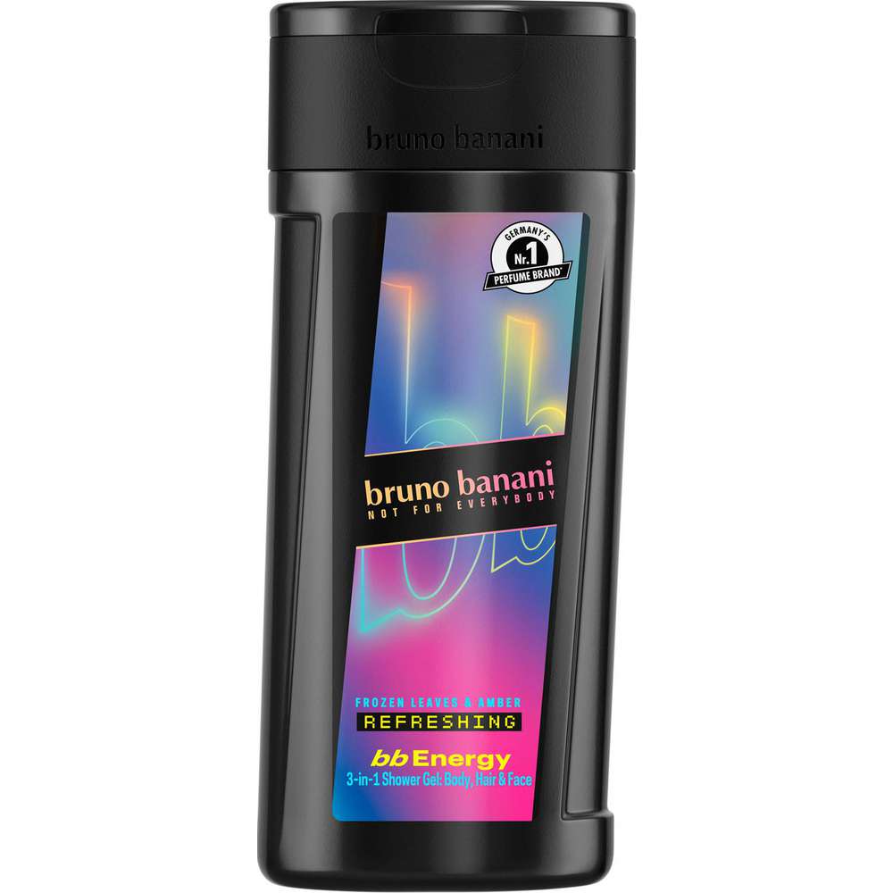 Produktabbildung Bruno Banani Duschgel Energy, Frozen Leaves & Amber