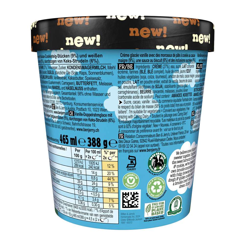 Produktabbildung Ben & Jerry's Eis, Brookies & Cream