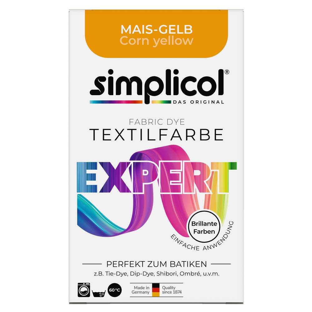 Produktabbildung simplicol Textilfarbe Expert, Mais-Gelb