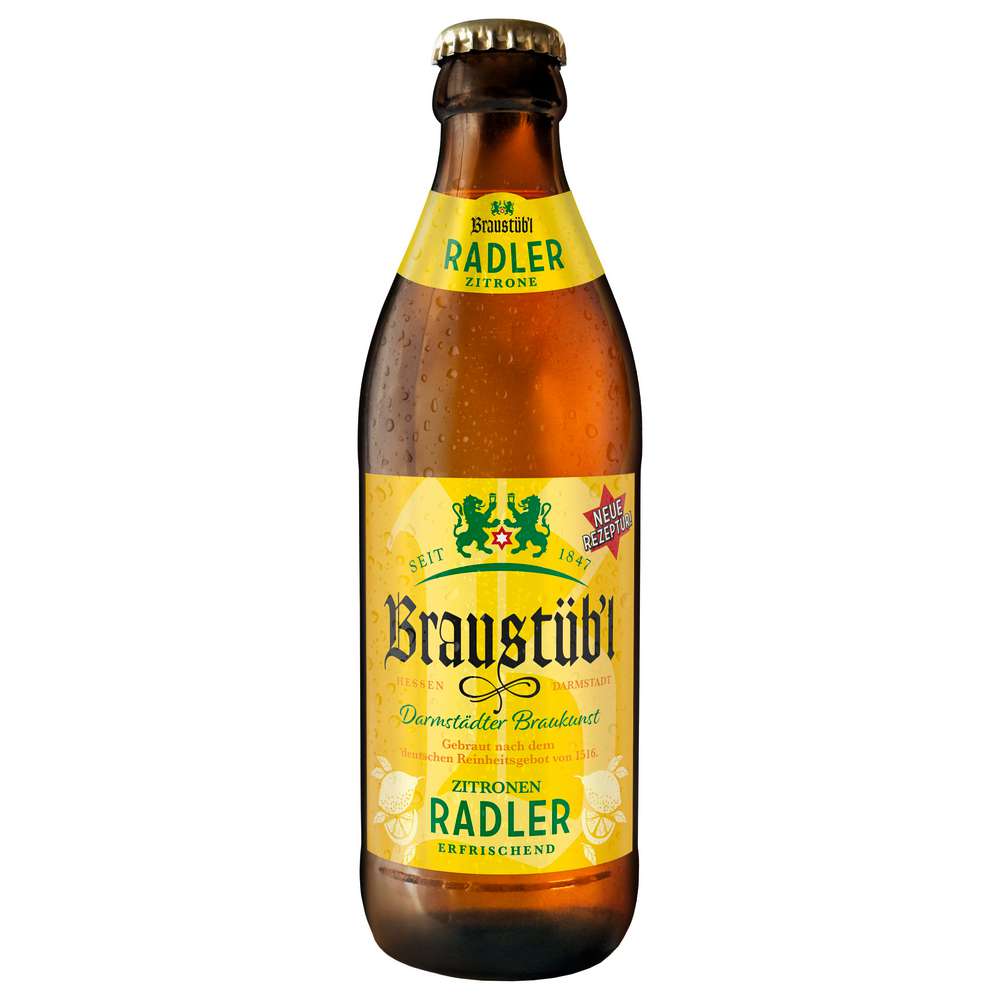 Produktabbildung Braustübl Zitronen Radler, erfrischend