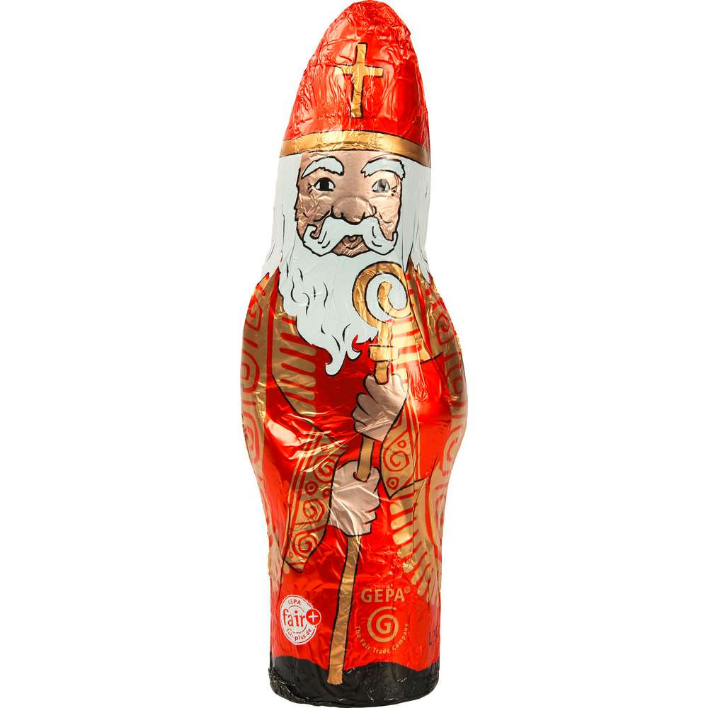 Produktabbildung Gepa Bio Schokoladen-Nikolaus, Vollmilch