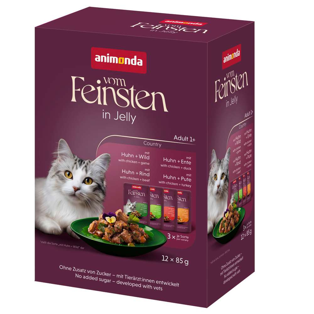Produktabbildung animonda Katzen-Nassfutter vom Feinsten, Gelee/Land