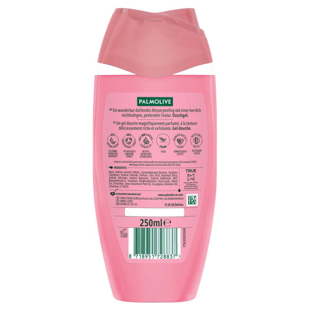 Produktabbildung PALMOLIVE Duschgel Thermal Spa, Gentle Massage Peeling Kirschblütenduft