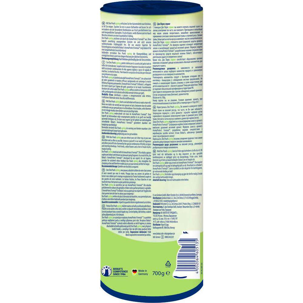 Produktabbildung Biokat's Katzentoilette-Deodorant Deo Pearls, Spring