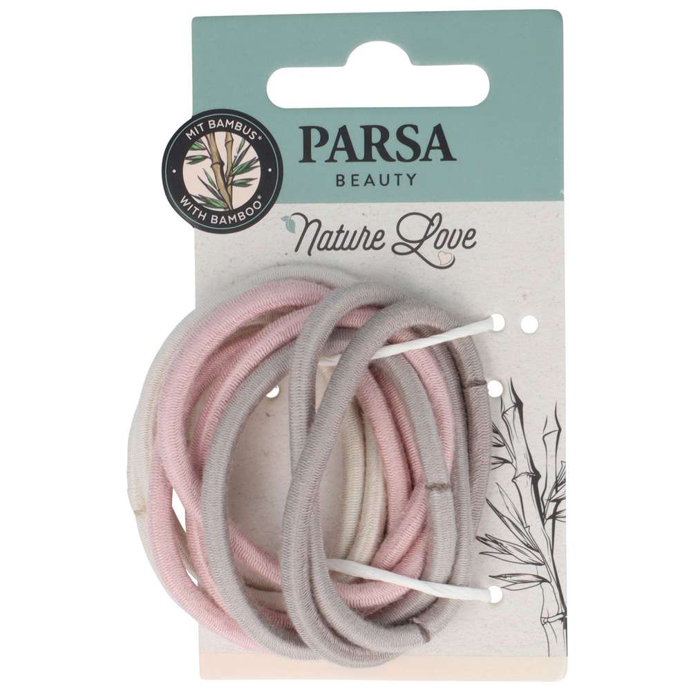 Produktabbildung Parsa Haargummis Bambus-Viskose, mehrfarbig