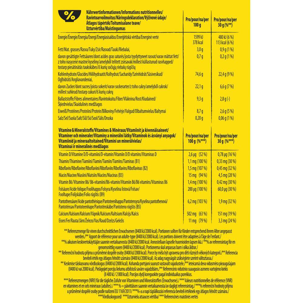 Produktabbildung Nesquik Knusper-Frühstück, Schoko Cerealien mit Vollkorn