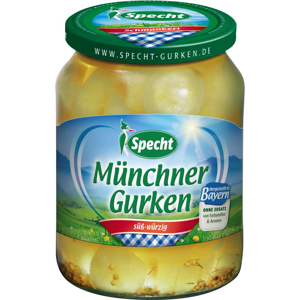Produktabbildung Specht Münchner Gurken, süß-würzig