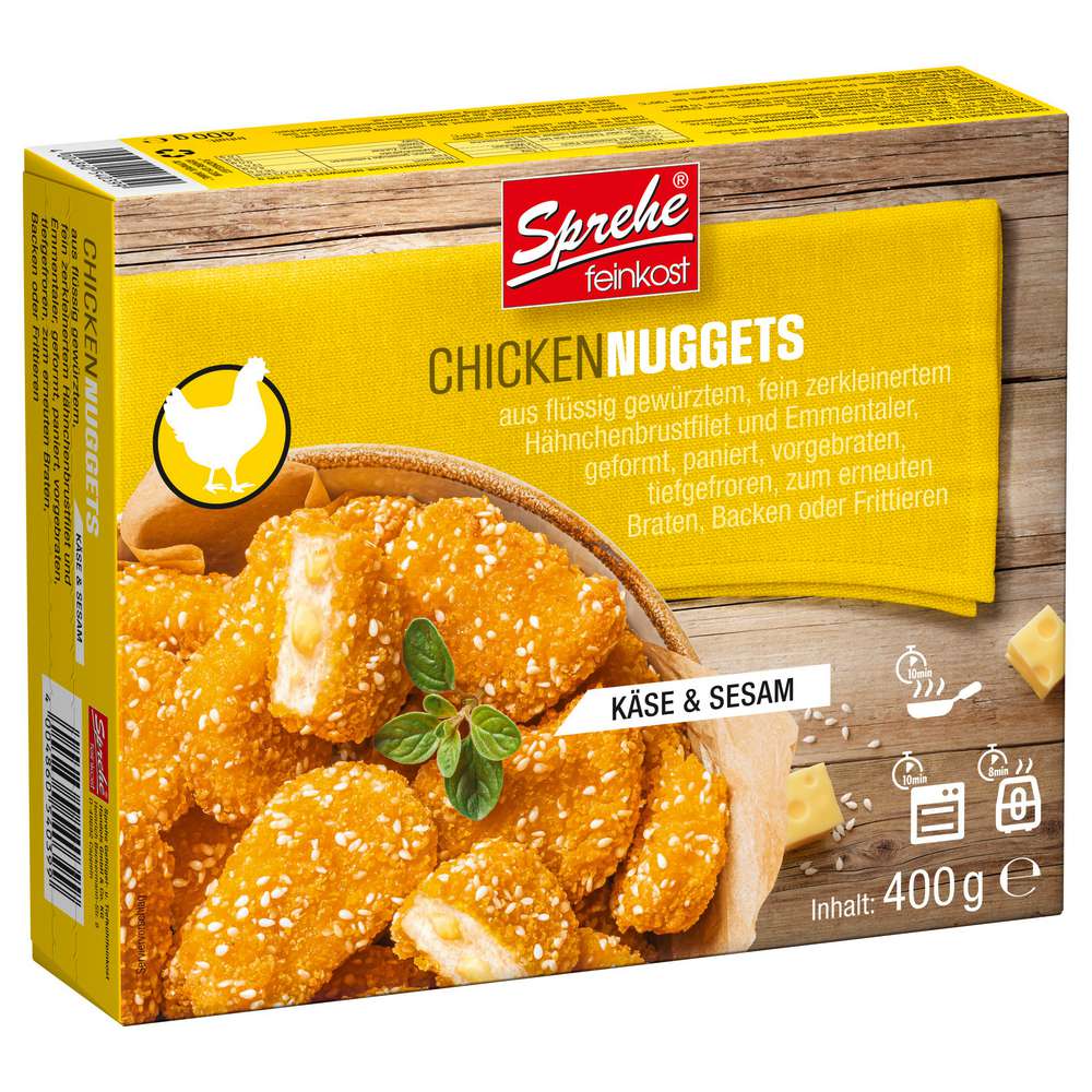 Produktabbildung Sprehe Chicken Cheese Sesam Nuggets