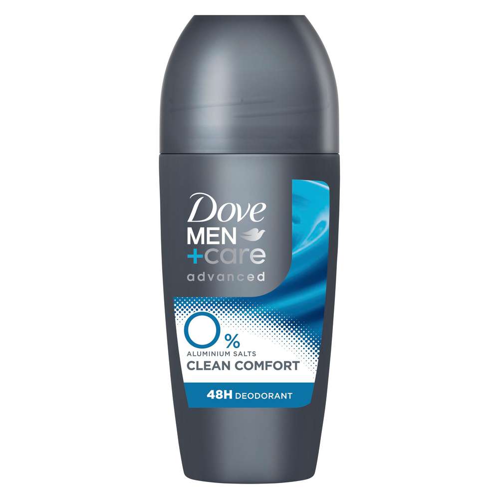 Produktabbildung Dove Deo Roll-On 0% Zink Men+Care, Clean Comfort