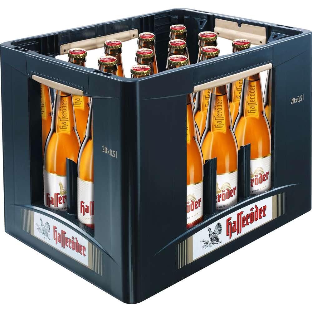 Produktabbildung Hasseröder Premium Pilsener Bier, 4,9 % (20x 0,500 Liter)