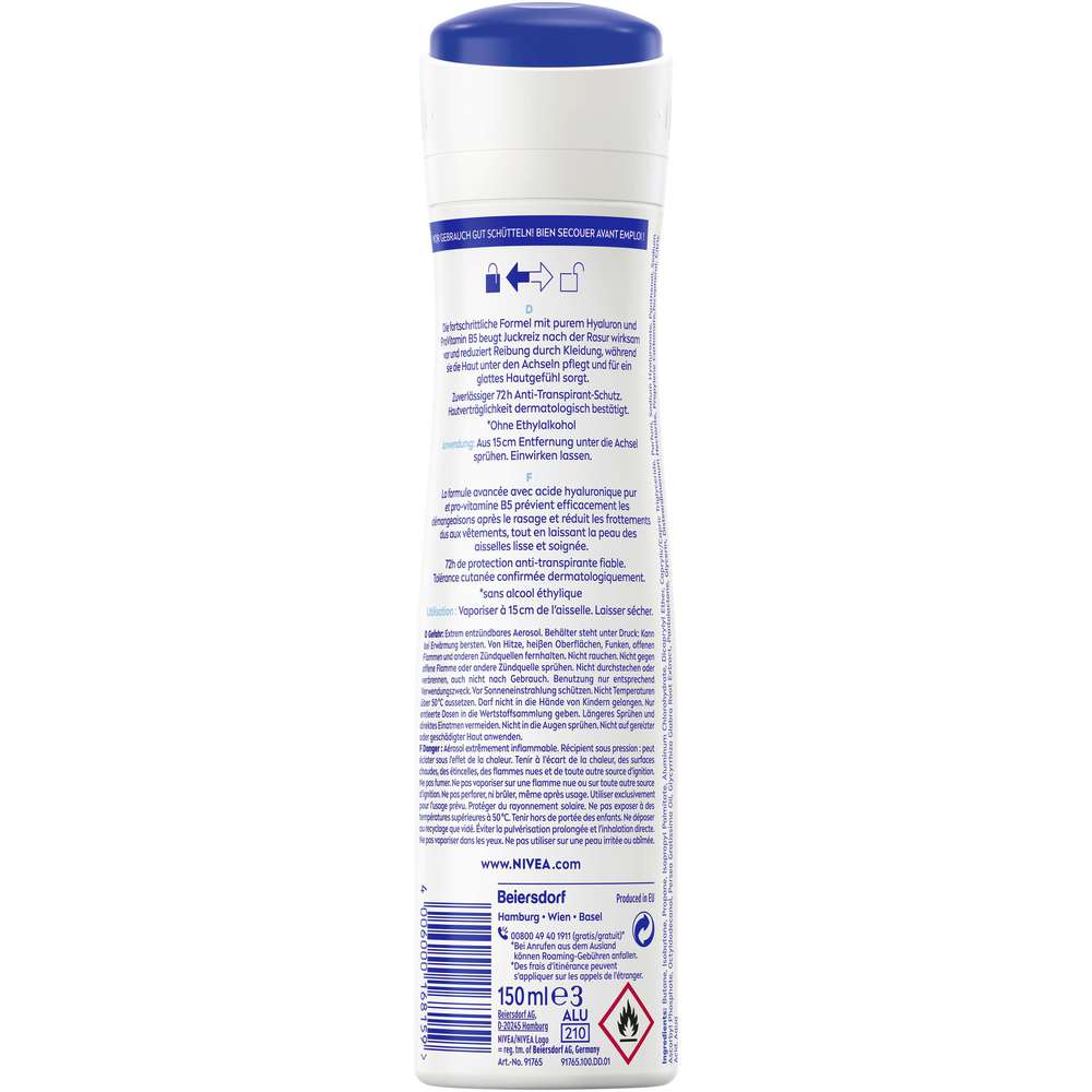 Produktabbildung Nivea Deospray Derma Control, Defend Extra Komfort