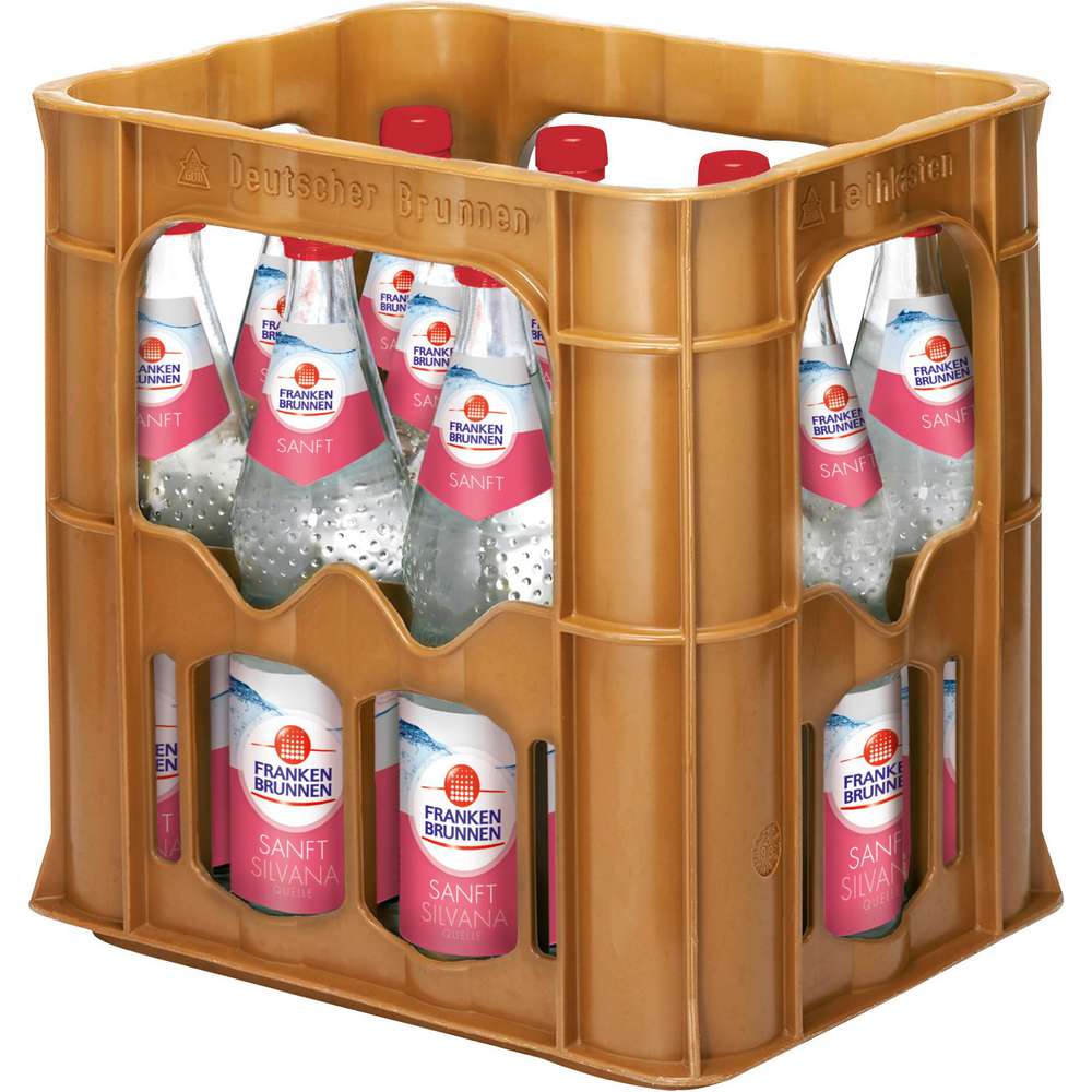 Produktabbildung Franken Brunnen Mineralwasser, Sanft Silvana (12x 0,700 Liter)
