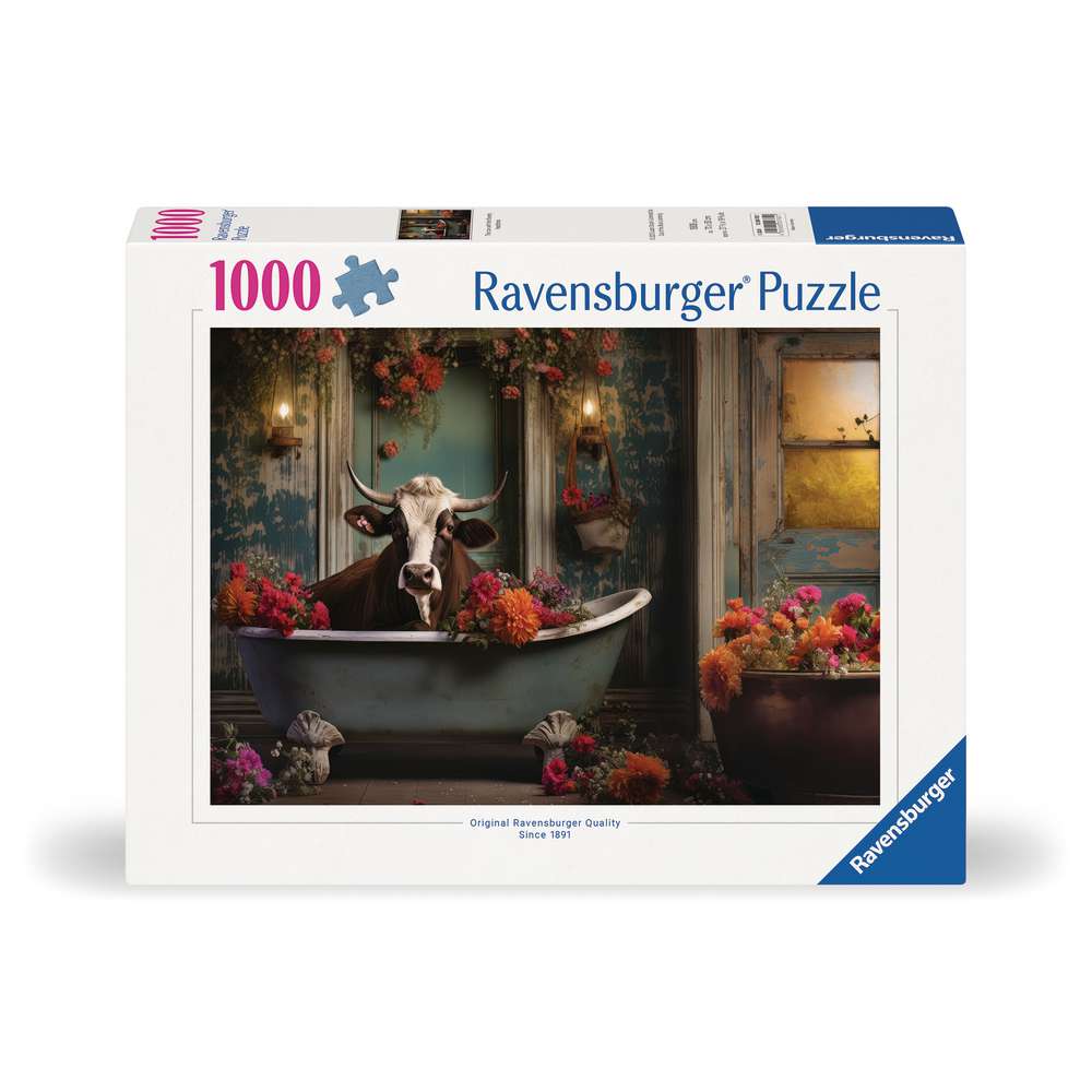 Produktabbildung Ravensburger Puzzle 1000T, The Cow With Flow