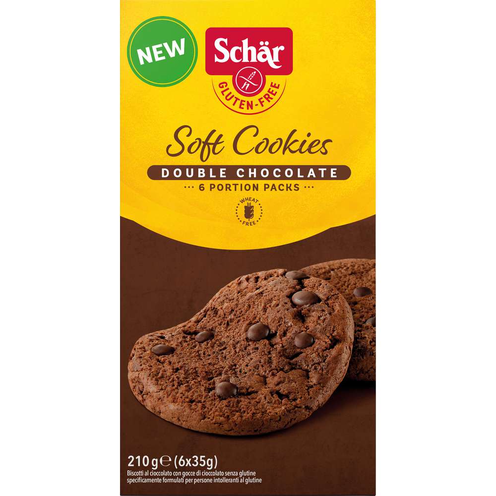 Produktabbildung Schär Soft Cookie double Choclate