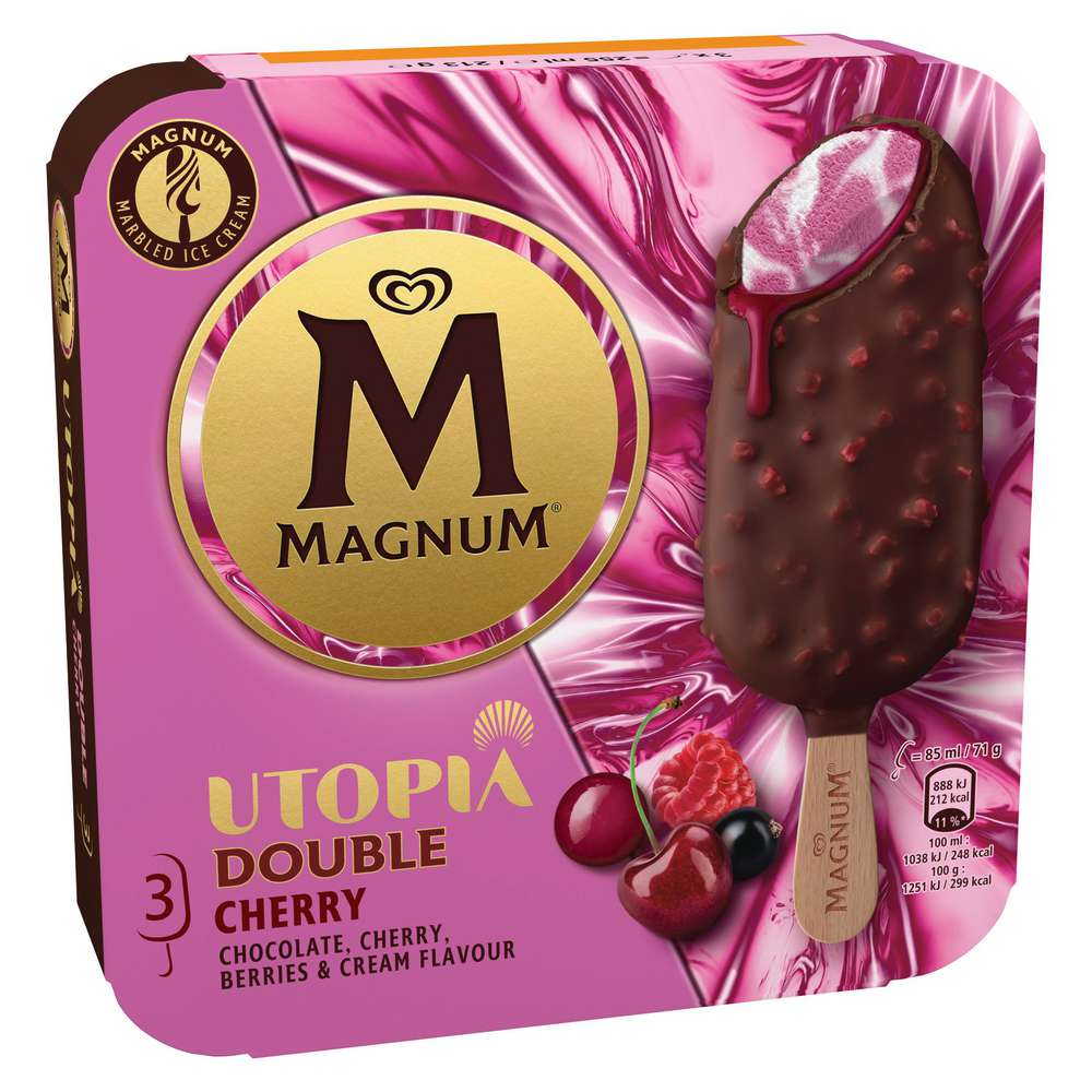 Produktabbildung Magnum Stiel-Eis, Double Cherry