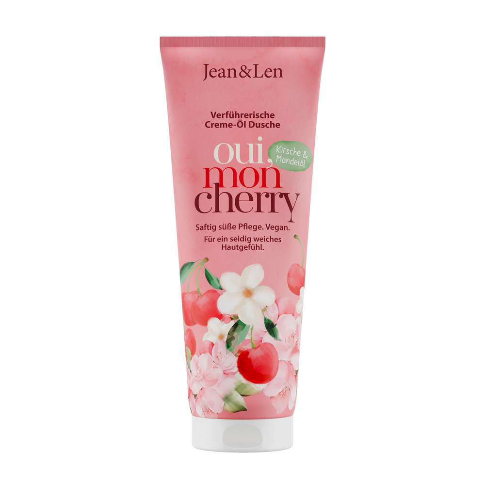 Produktabbildung Jean & Len Duschgel Creme-Öl, Kirsche/Mandelöl