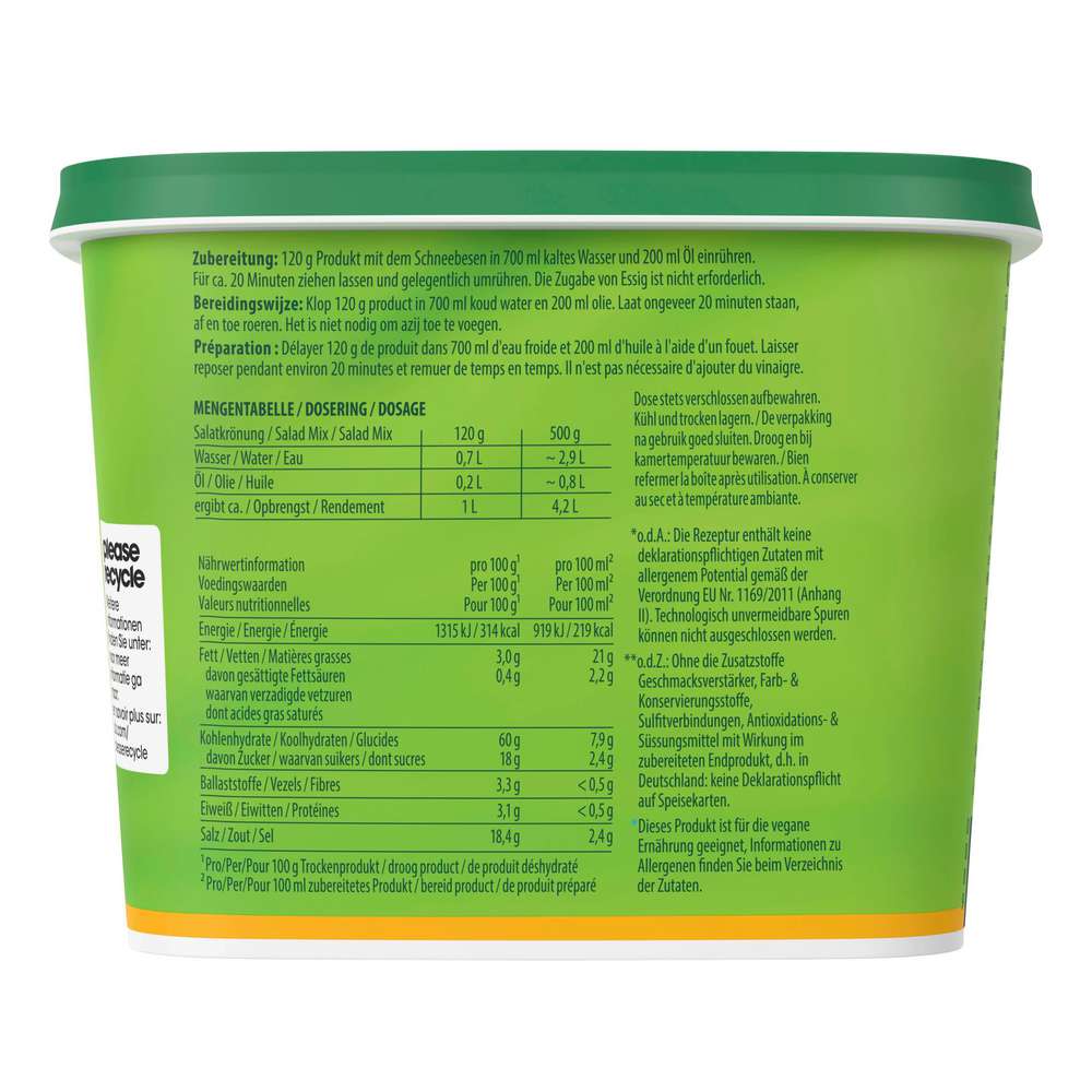 Produktabbildung Knorr Salatkrönung, Garten