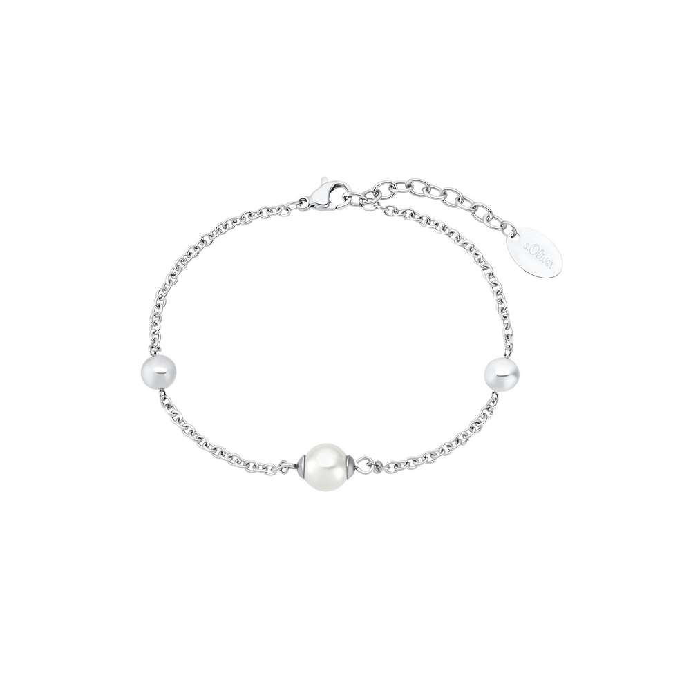 Produktabbildung s.Oliver Damen Armband aus Edelstahl (4056867028202)