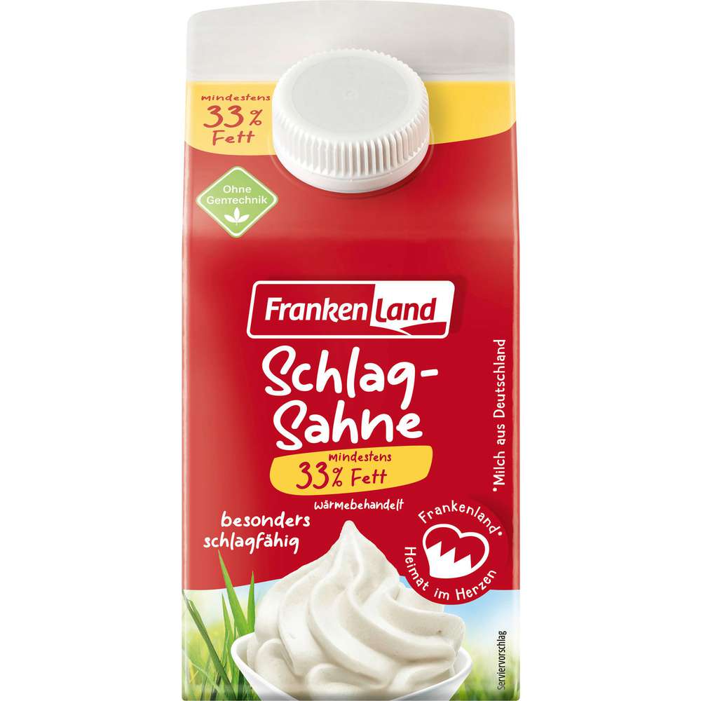 Produktabbildung Frankenland Schlagsahne