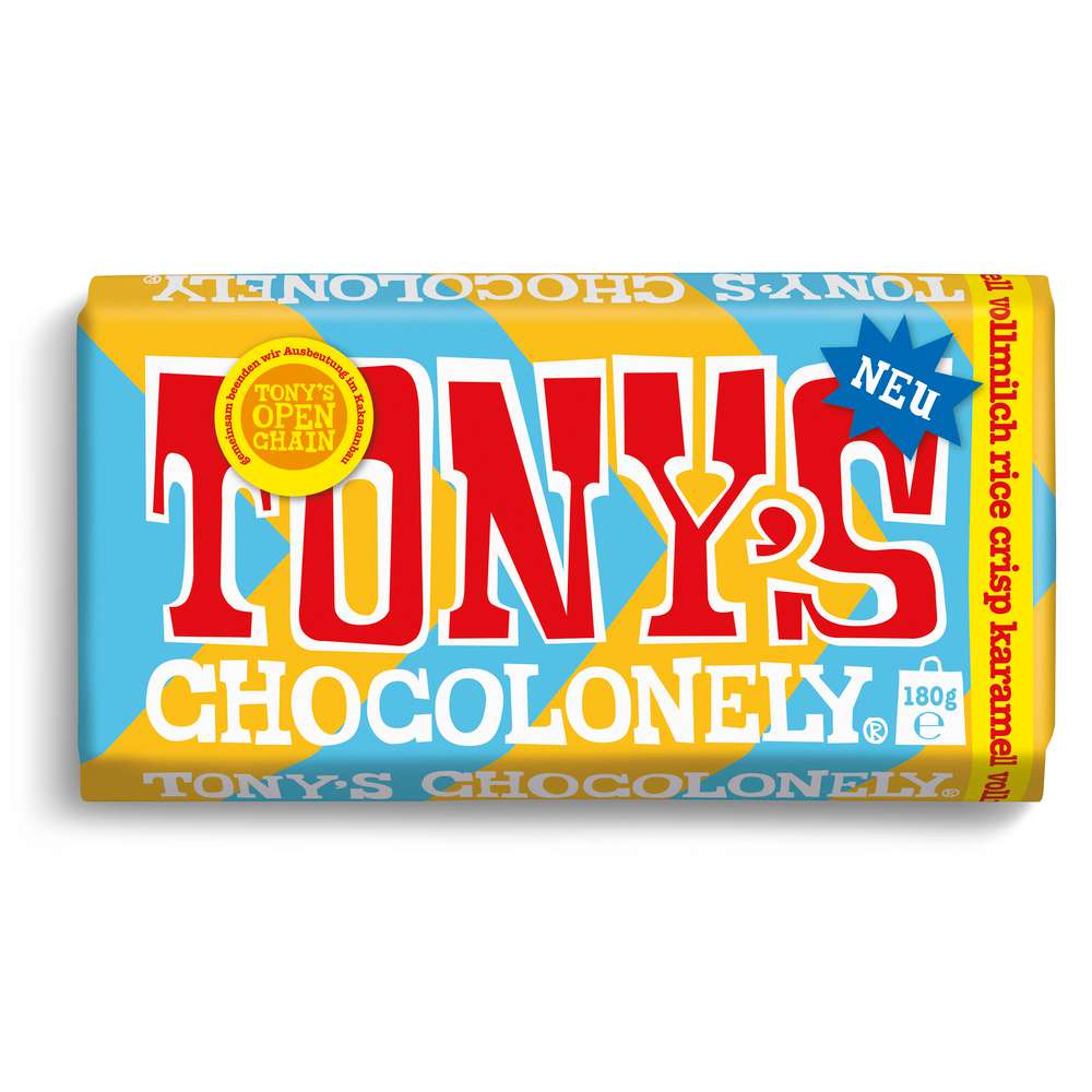 Produktabbildung Tony's Tafelschokolade Chocolonely, Vollmilch-Rice-Crisp