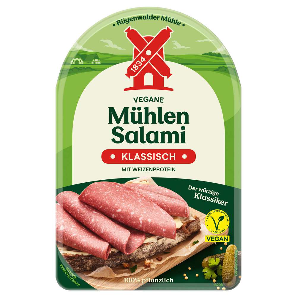 Produktabbildung Rügenwalder Mühle Vegane Salami klassisch