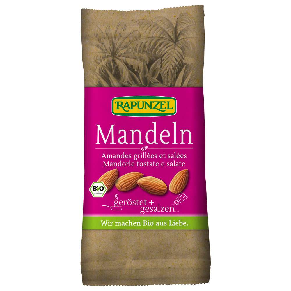 Produktabbildung Rapunzel Mandeln geröstet, gesalzen