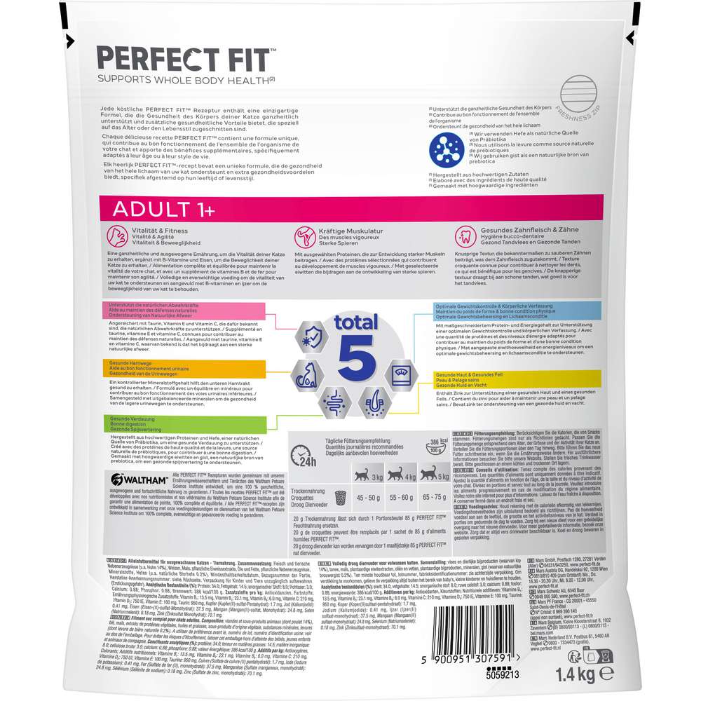 Produktabbildung Perfect Fit Katzen-Trockenfutter, Adult, Huhn