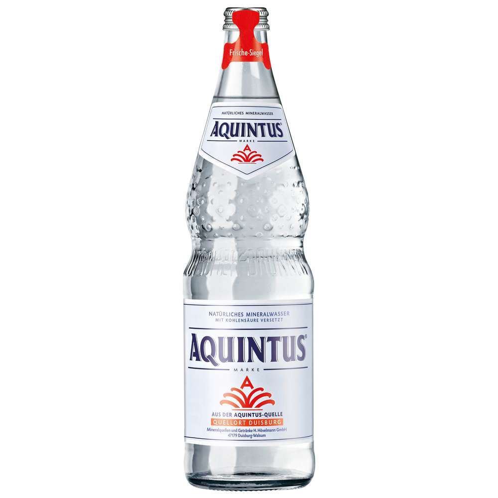 Produktabbildung Aquintus Mineralwasser mit Kohlensäure