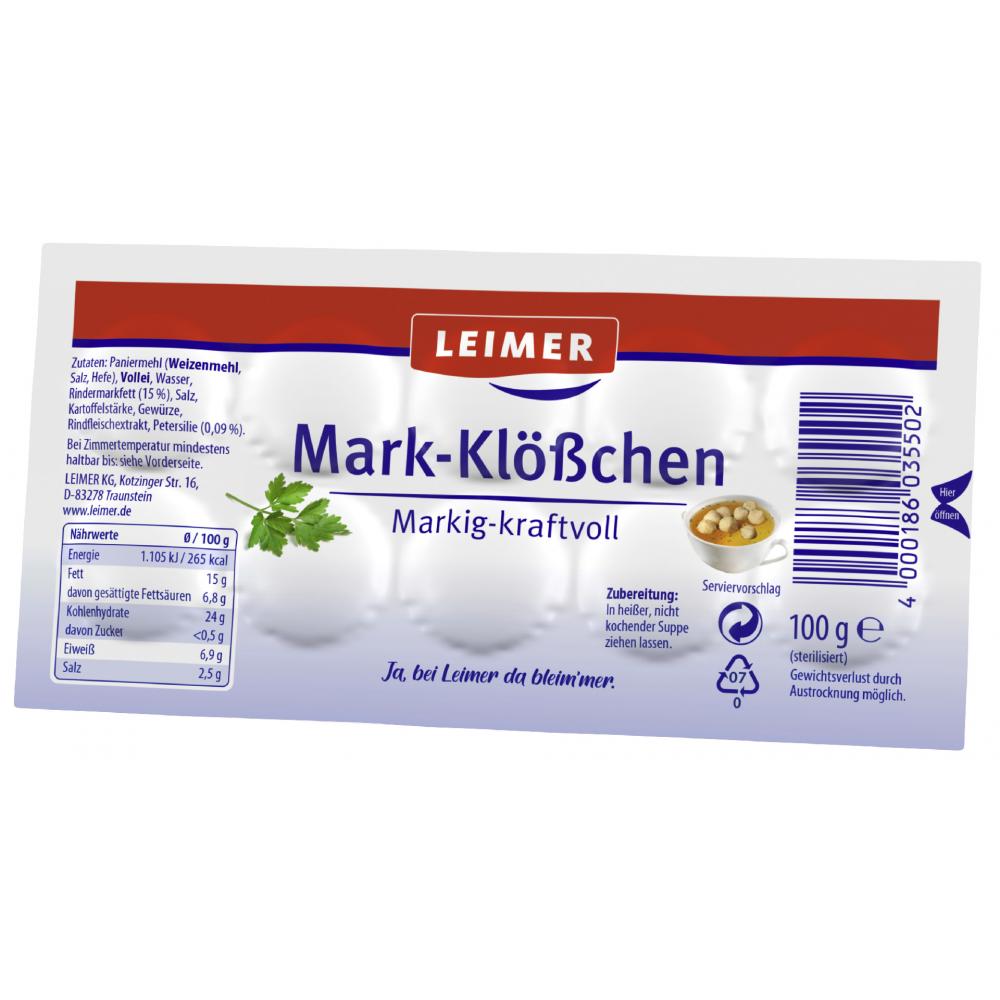 Produktabbildung keine Marke Leimer  Mark-Klößchen, 100 g