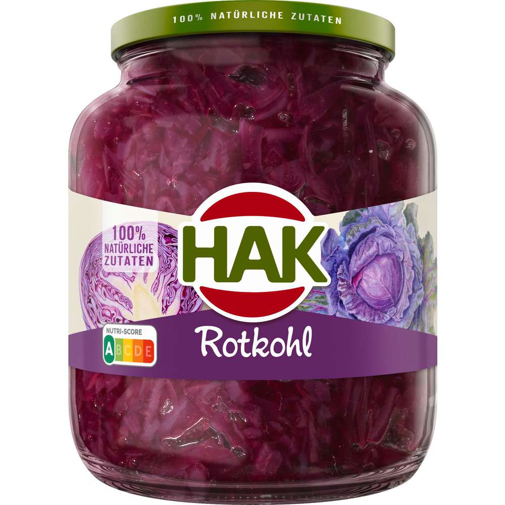 Produktabbildung HAK Rotkohl im Glas