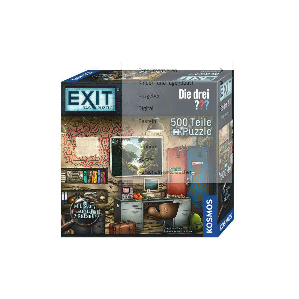 Produktabbildung Kosmos Exit Das Puzzle, Die drei ??? Toteninsel