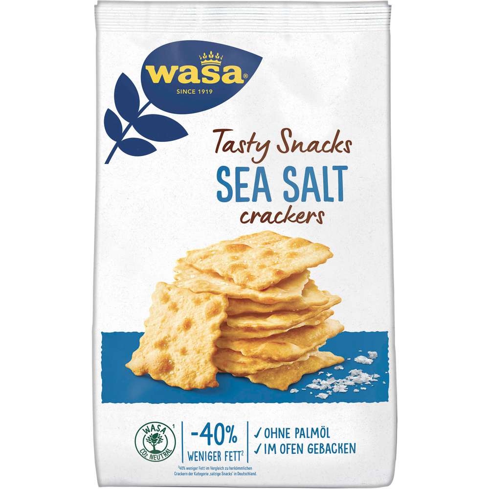 Produktabbildung Wasa Delicate Crackers Sea Salt