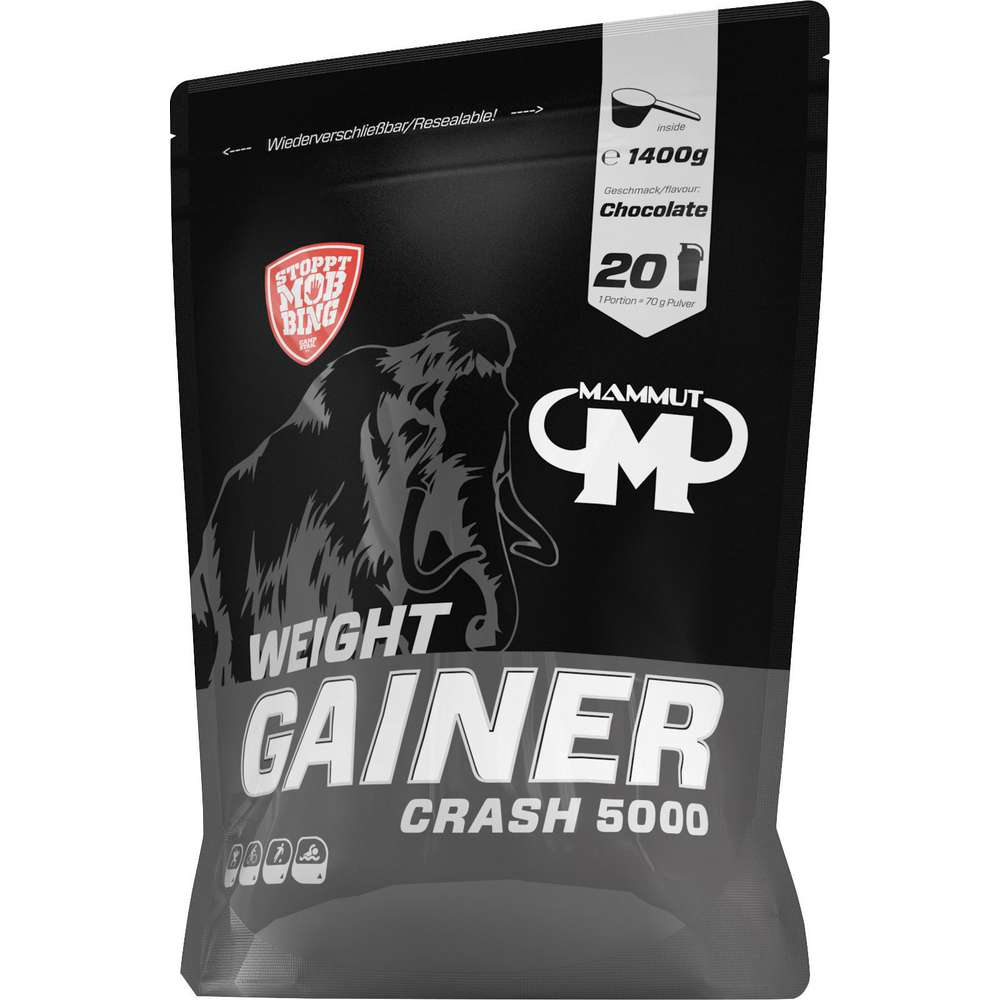 Produktabbildung Mammut Eiweiß Pulver Weight Gainer Crash 5000, Chocolate