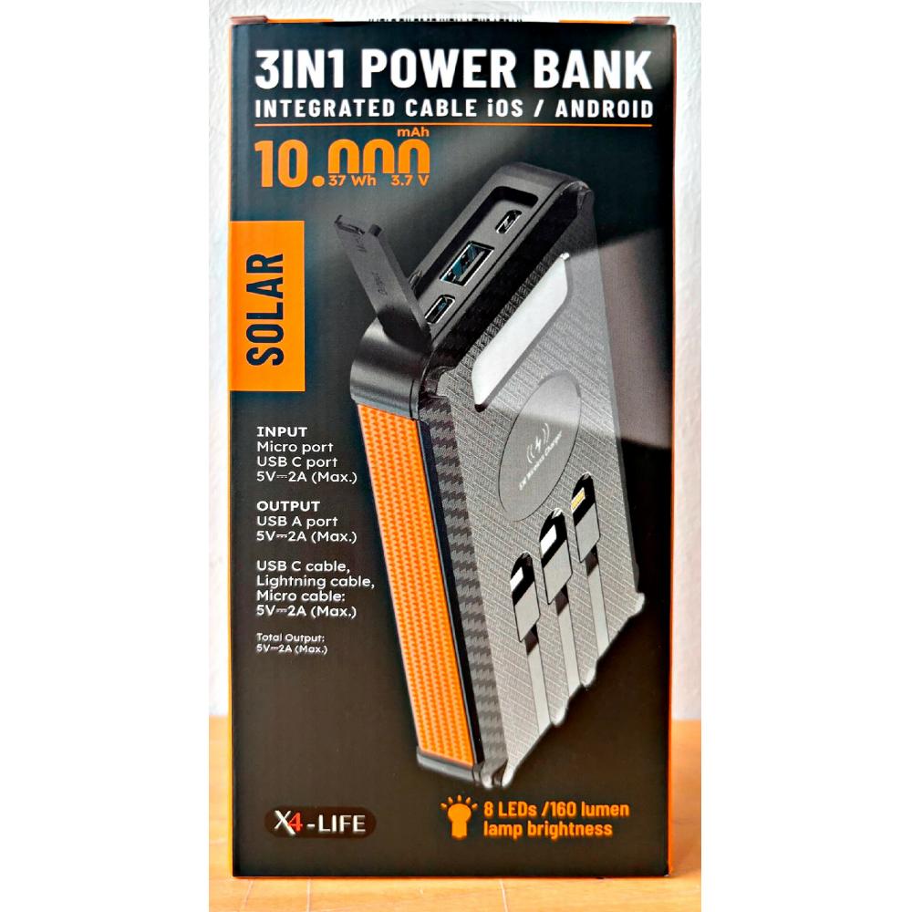 Produktabbildung keine Marke X4-Liffe Solar-Powerbank