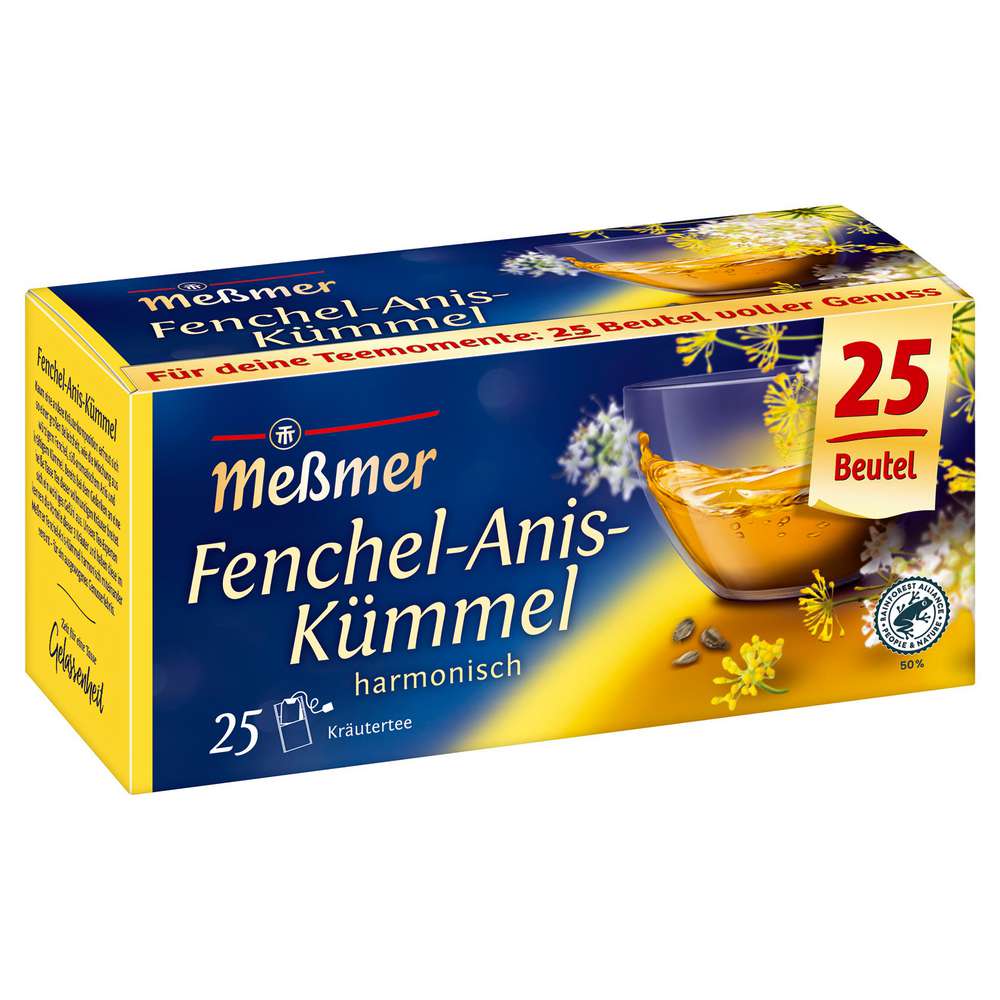 Produktabbildung Messmer Kräutertee, Anis/Fenchel/Kümmel