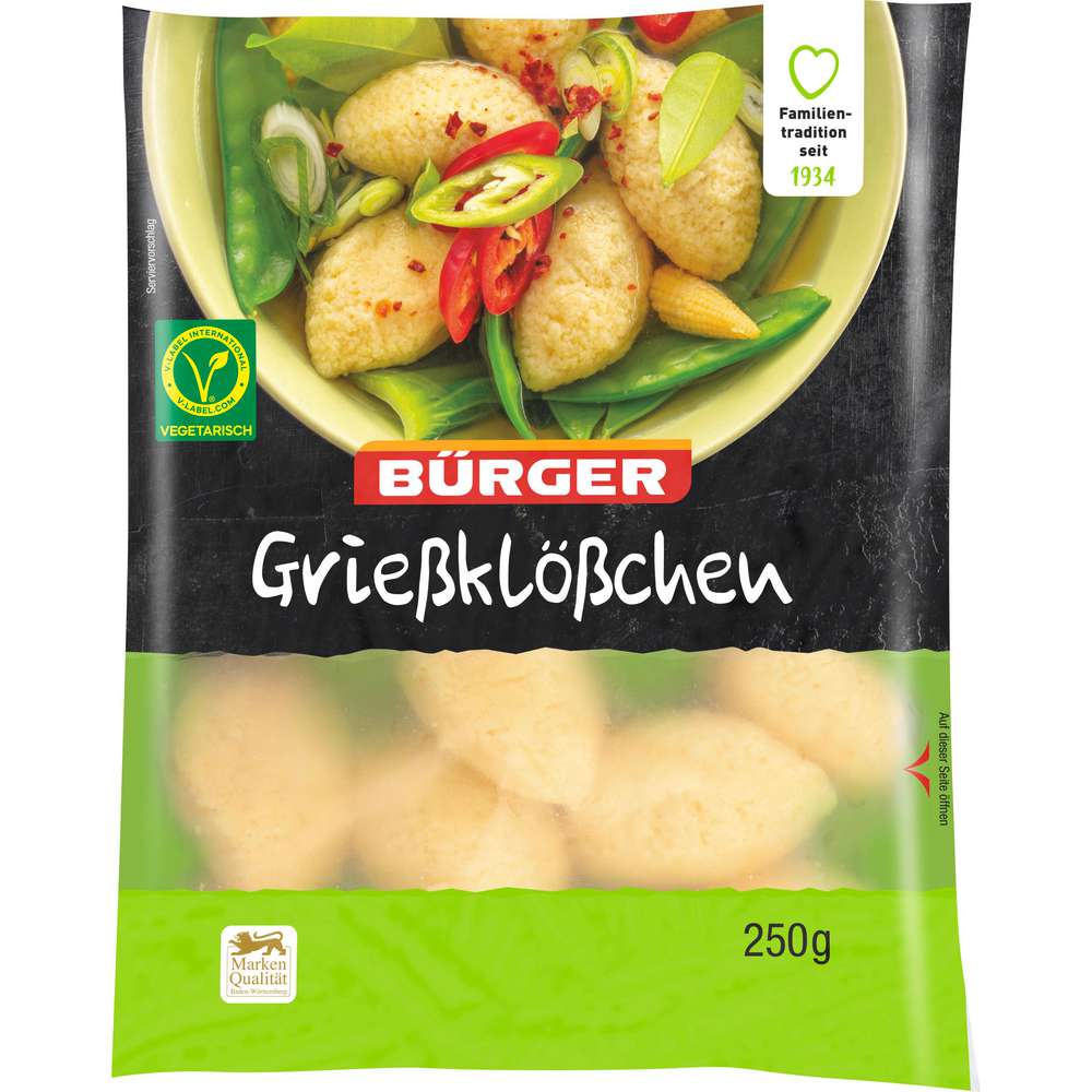 Produktabbildung Bürger Grießklößchen