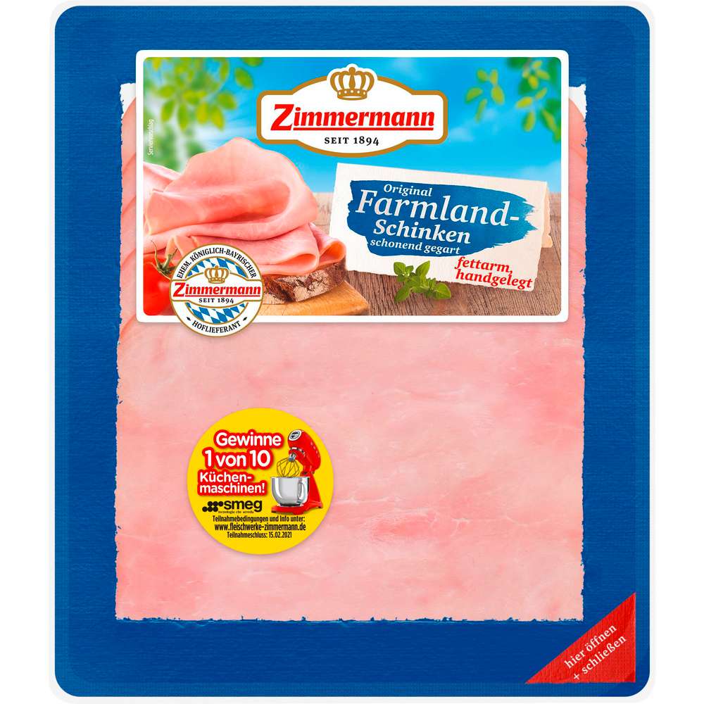 Produktabbildung Zimmermann Schinken Farmland