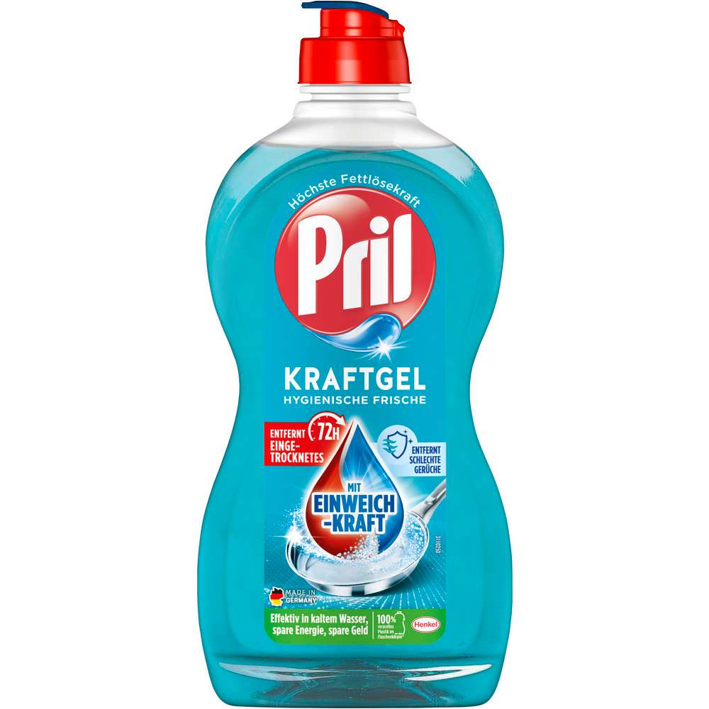 Produktabbildung Pril Geschirrspülmittel Kraftgel, Hygienische Frische