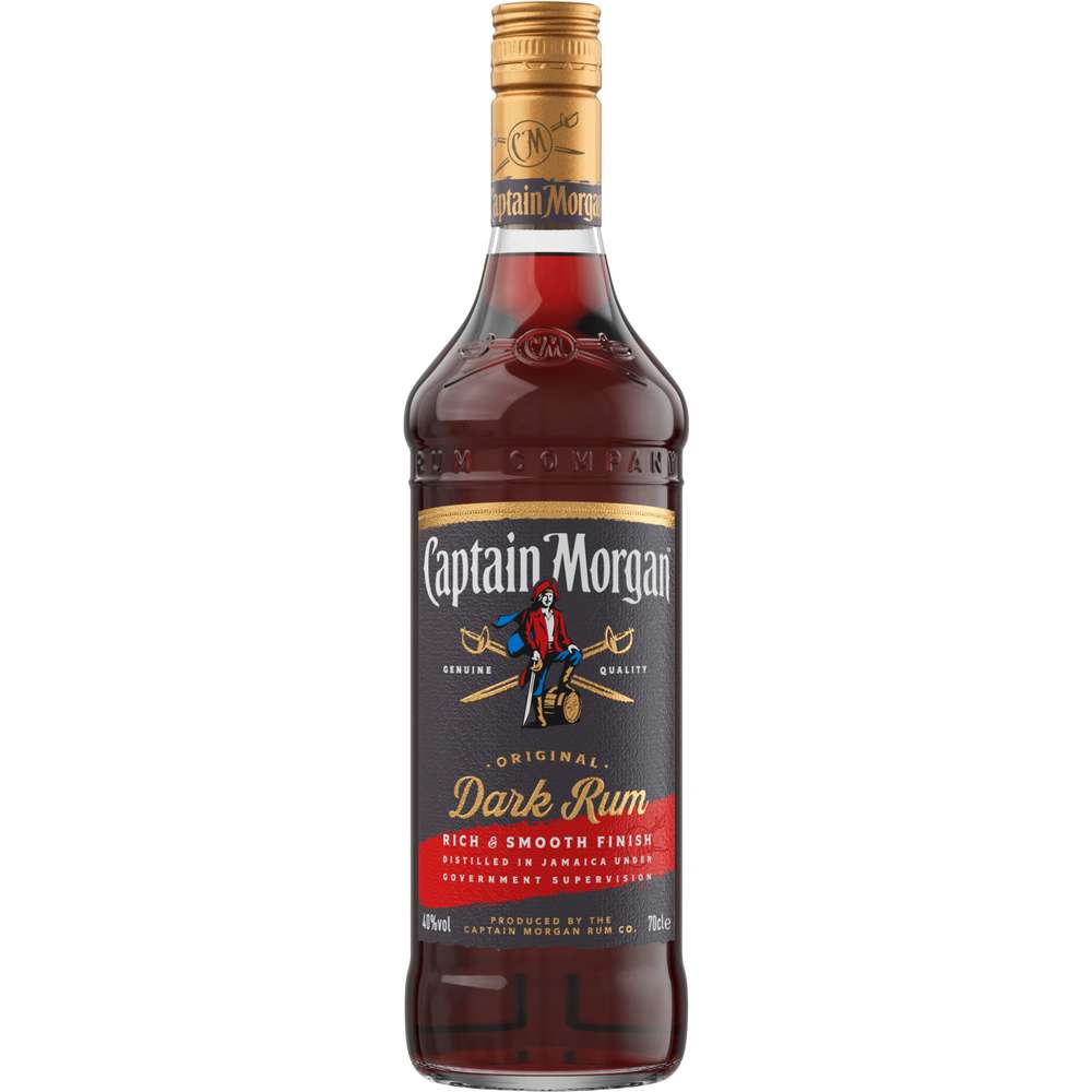 Produktabbildung Captain Morgan Dark Rum Black Jamaica, 40 %