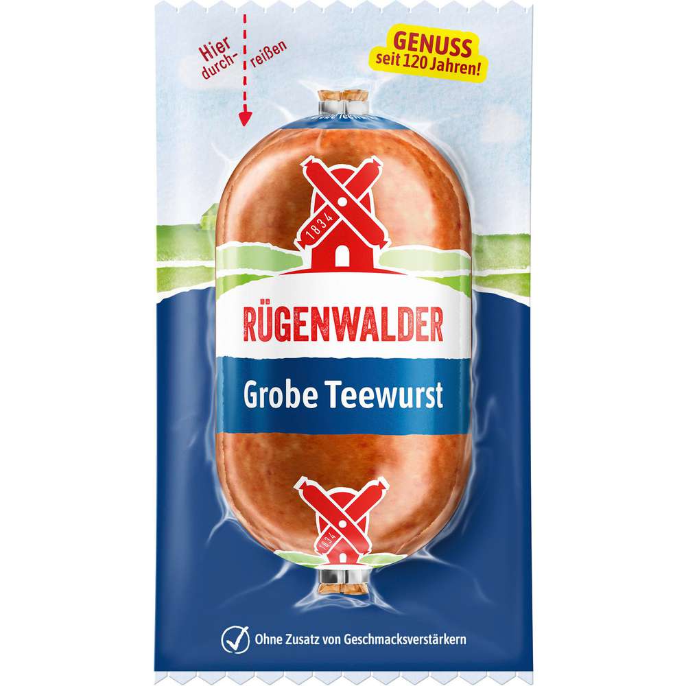 Produktabbildung Rügenwalder Mühle Teewurst, grob