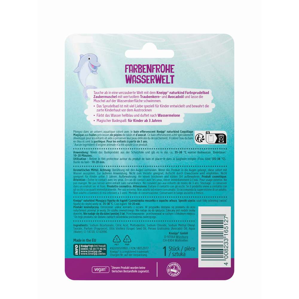 Produktabbildung Kneipp Naturkind Sprudelbad Zaubermuschel