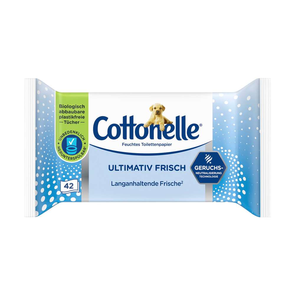 Produktabbildung Cottonelle Feuchtes Toilettenpapier, Ultra Frische