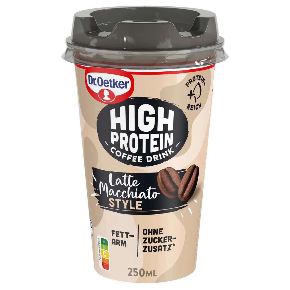 Produktabbildung Dr. Oetker Coffee High Protein, Latte Macchiato