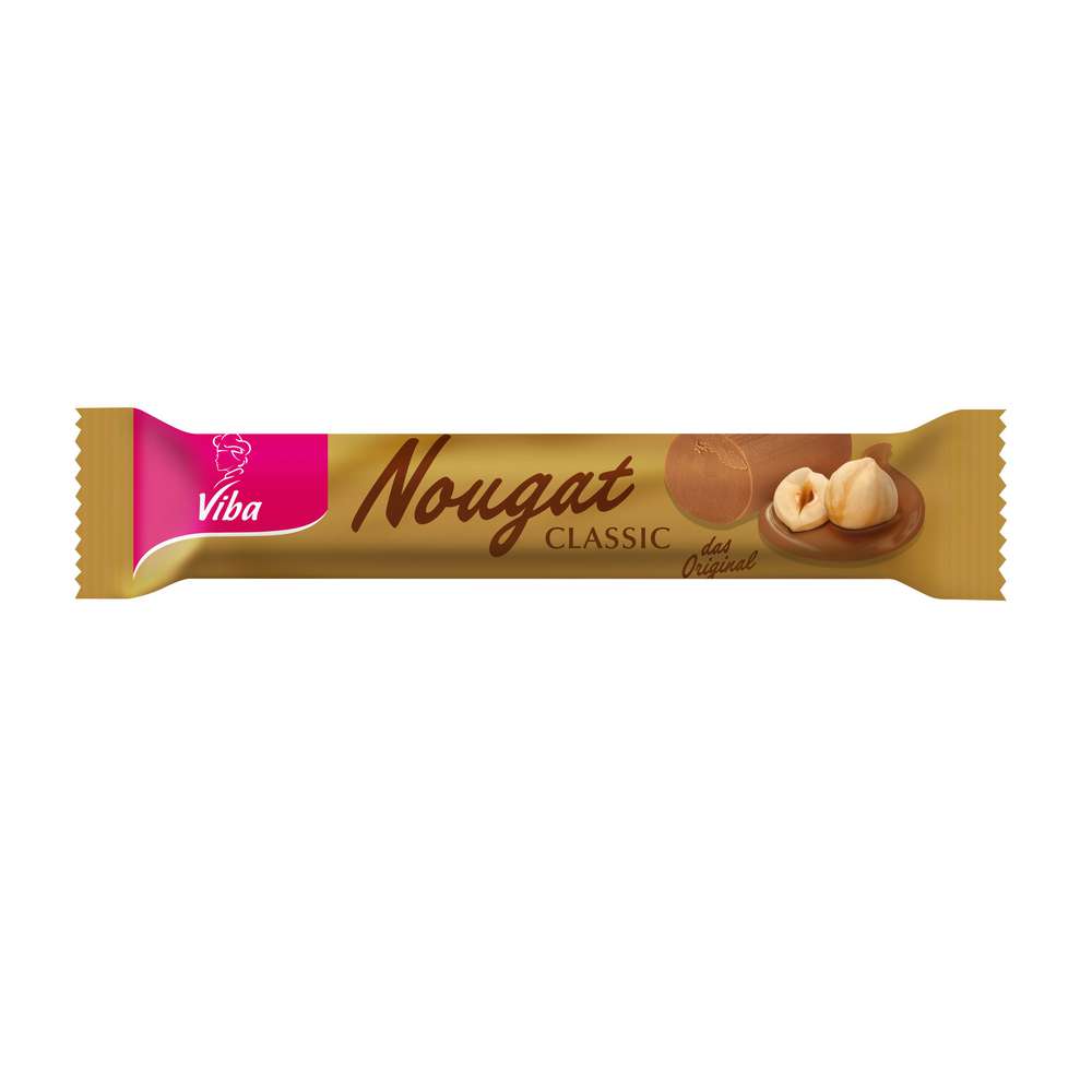 Produktabbildung Viba Schokoriegel Nougat Classic, Stange
