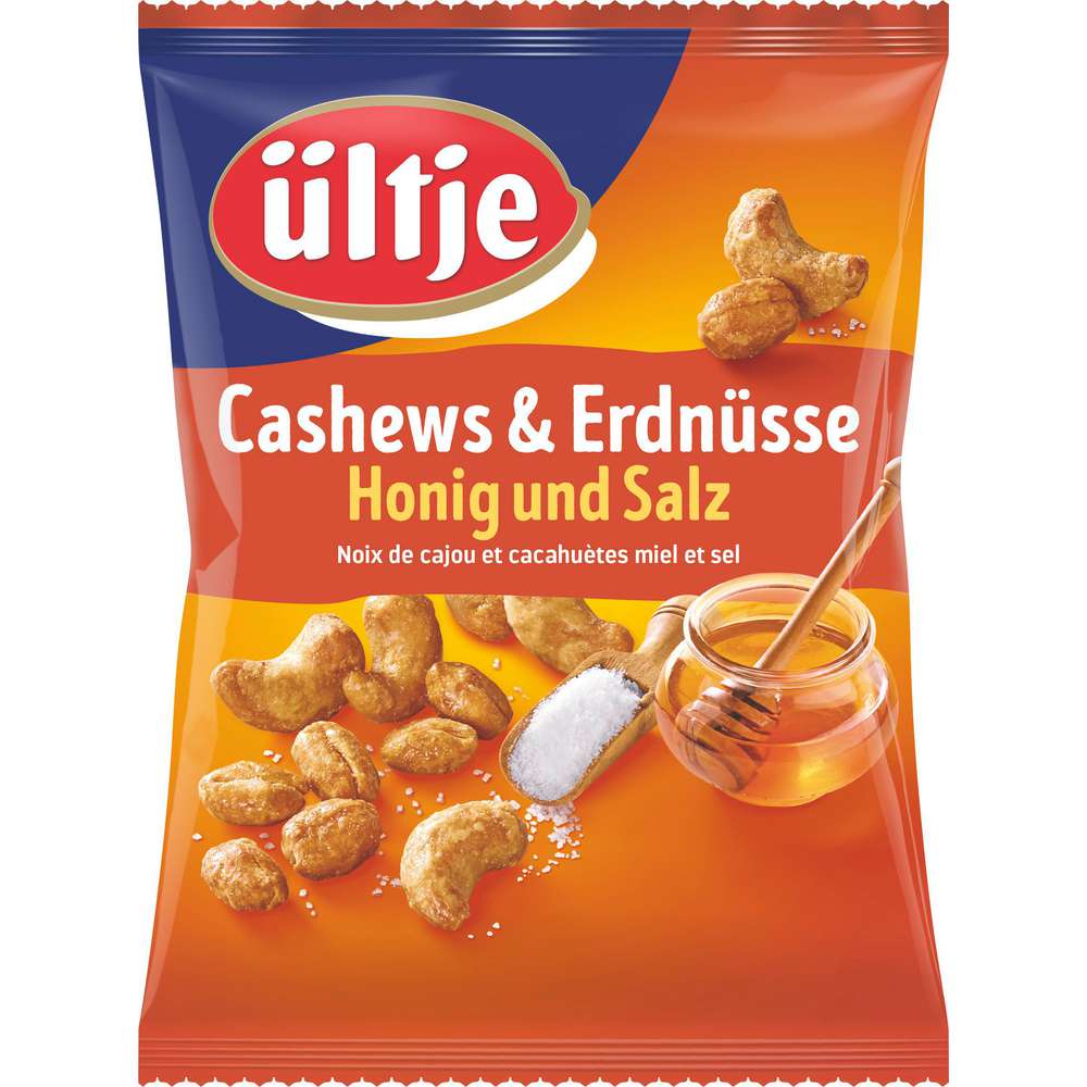 Produktabbildung Ültje Cashews & Erdnüsse, Honig-Salz