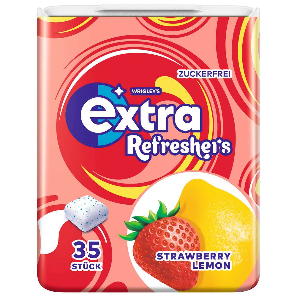 Produktabbildung Wrigley's Kaugummi Extra Refreshers, Strawberry Lemon