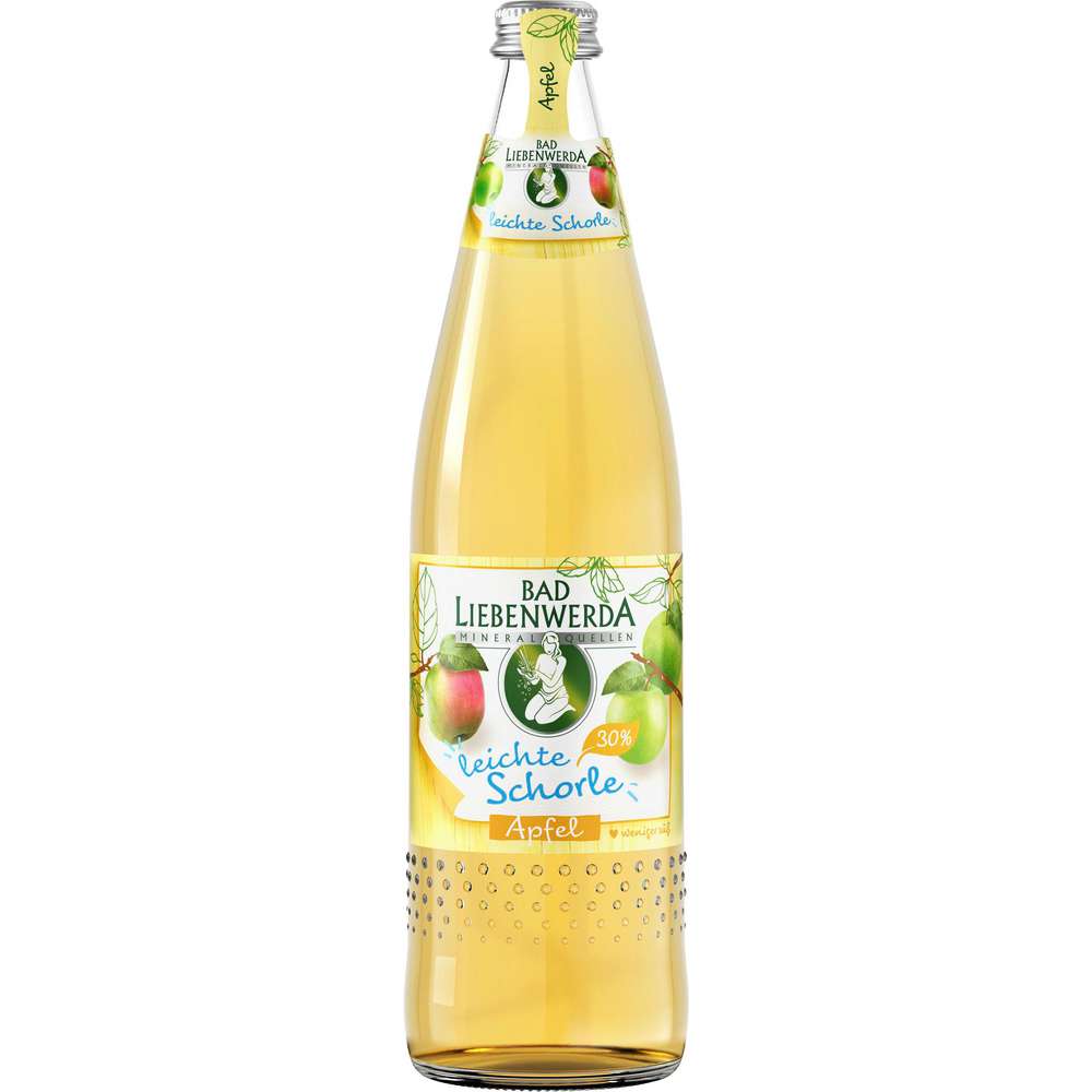 Produktabbildung Bad Liebenwerda Leichte Schorle, Apfel
