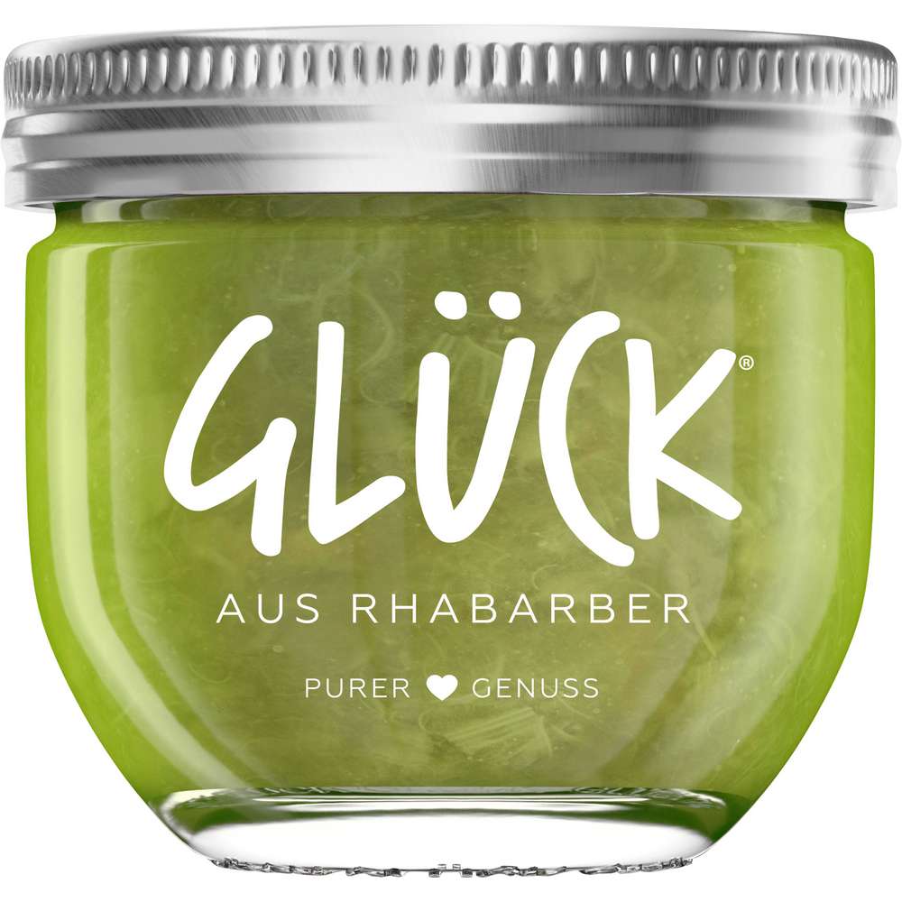 Produktabbildung Glück Fruchtaufstrich, Rhabarber