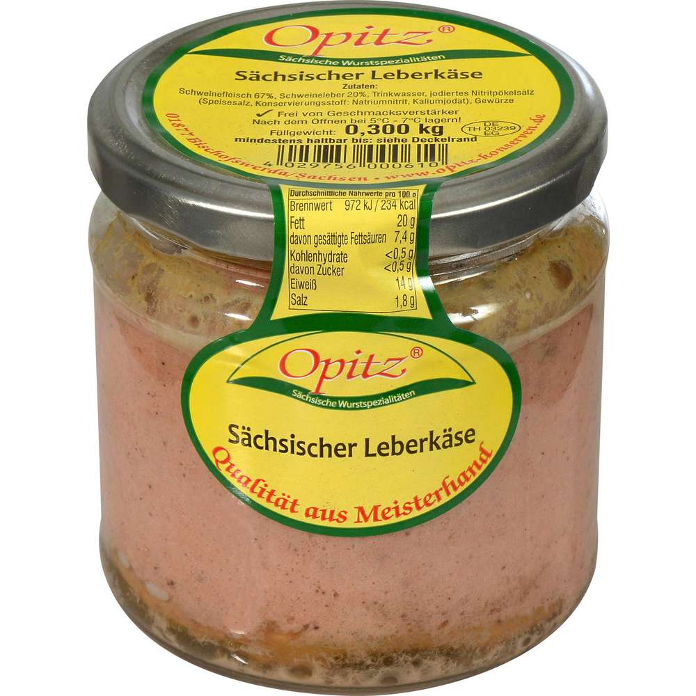 Produktabbildung Opitz Sächsischer Leberkäse